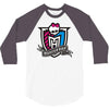 monster high color shield   copy 3/4 Sleeve Shirt