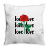 Love Rose Throw Pillow