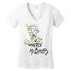 the pen is mightier Women's V-Neck T-Shirt