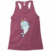 cute kawaii narwhals are cute Racerback Tank