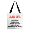 June Girl Hated By Many Tote Bags