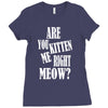 kitten me right now Ladies Fitted T-Shirt
