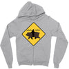 bear shark Zipper Hoodie