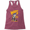 wat skateboard Racerback Tank