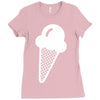 ice cream cone funny Ladies Fitted T-Shirt