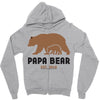 Papa Bear Zipper Hoodie