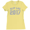 new dad 2 Ladies Fitted T-Shirt