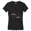 real women Women's V-Neck T-Shirt