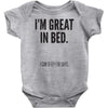 great in bed Baby Bodysuit