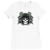 skull racer Ladies Fitted T-Shirt