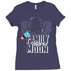 Family Trip To Moon Ladies Fitted T-Shirt