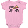 merry crustmas christmas pizza Baby Bodysuit