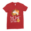 but first pumpkin spice latte, Ladies Fitted T-Shirt