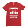 hawking av club middle school Ladies Fitted T-Shirt