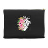 Heart And Flowers Accessory Pouches