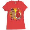 good cop bad chop Ladies Fitted T-Shirt