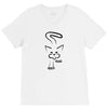 cat V-Neck Tee
