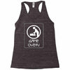 new dad game over, baby daddy parent Racerback Tank