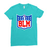 blm! take a knee Ladies Fitted T-Shirt