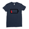 Dead Battery Ladies Fitted T-Shirt
