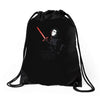 everything is darkness Drawstring Bags