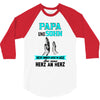 papa und sohn 3/4 Sleeve Shirt