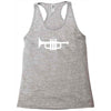 trumpet funny jazz music new Racerback Tank