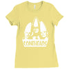 coneheads   eierkopf retro kult serie lustig dickkopf glatze Ladies Fitted T-Shirt