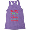 jolliest bunch of elves this side of the nuthouse Racerback Tank
