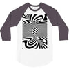 optical illusion 3/4 Sleeve Shirt