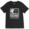 partly cloudy 100% getting wasted gift drugs drinking pissed bong fuun V-Neck Tee