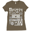 radios Ladies Fitted T-Shirt
