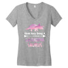 cool grandma saurus. Women's V-Neck T-Shirt