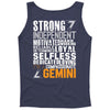 Strong Independent Motivated Gemini Tank Top