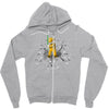 kill bowser Zipper Hoodie