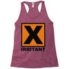 irritant symbol Racerback Tank
