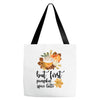 but first pumpkin spice Tote Bags
