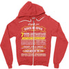 Legends Are Born In April Zipper Hoodie