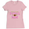 softball mom glitter Ladies Fitted T-Shirt