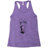 sad, rain heard Racerback Tank