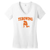 tebowing trending Women's V-Neck T-Shirt