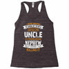 Super Cool Uncle Of A Freaking Awesome Nephew Racerback Tank