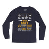 Born May Multitasking Problem Solving Tees Long Sleeve Shirts