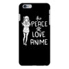 peace love anime iPhone 6/6s Plus Case