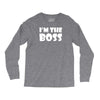 i'm the boss mens Long Sleeve Shirts