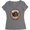 ghost pirate grog Women's Triblend Scoop T-shirt