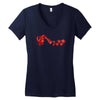 rolling into battle Women's V-Neck T-Shirt