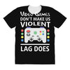 i love video games. All Over Women's T-shirt