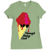 through being cool graphic Ladies Fitted T-Shirt