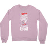 i bake because punching people is frowned upon Crewneck Sweatshirt